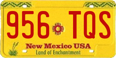 NM license plate 956TQS