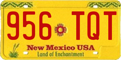 NM license plate 956TQT