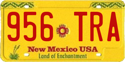 NM license plate 956TRA