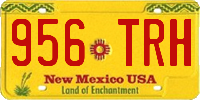 NM license plate 956TRH