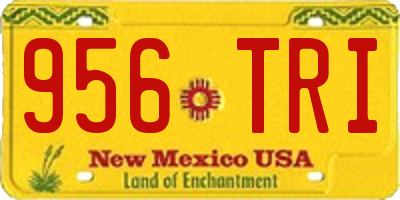 NM license plate 956TRI
