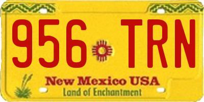 NM license plate 956TRN