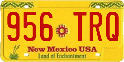 NM license plate 956TRQ