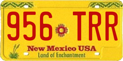 NM license plate 956TRR