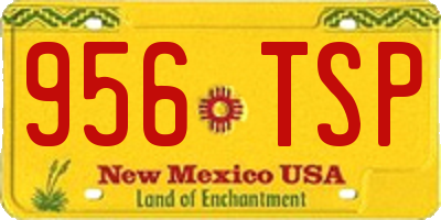 NM license plate 956TSP