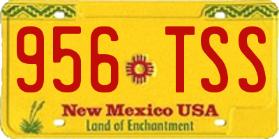 NM license plate 956TSS