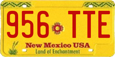NM license plate 956TTE