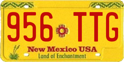 NM license plate 956TTG
