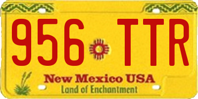 NM license plate 956TTR