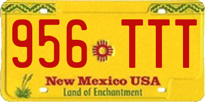 NM license plate 956TTT