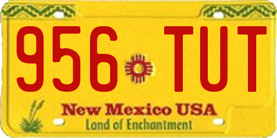 NM license plate 956TUT