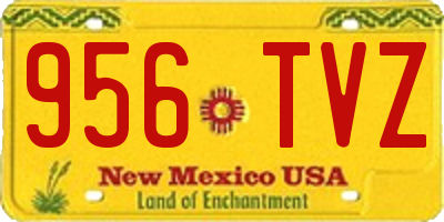 NM license plate 956TVZ