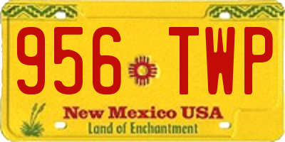 NM license plate 956TWP
