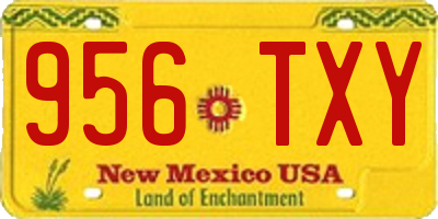 NM license plate 956TXY