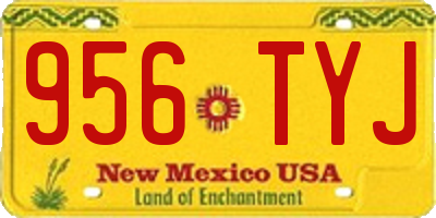 NM license plate 956TYJ