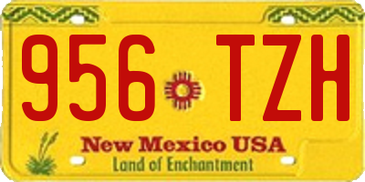 NM license plate 956TZH