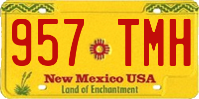 NM license plate 957TMH