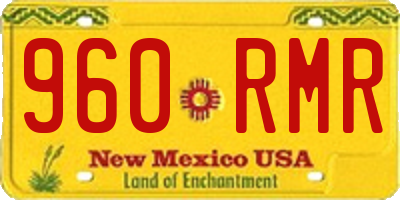 NM license plate 960RMR