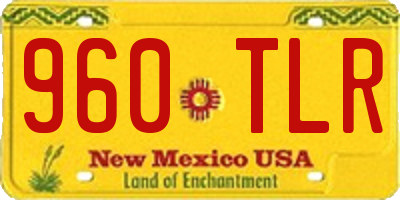 NM license plate 960TLR