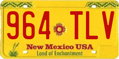 NM license plate 964TLV