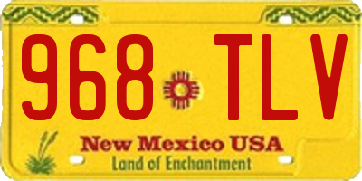 NM license plate 968TLV