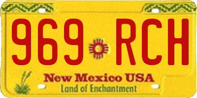 NM license plate 969RCH