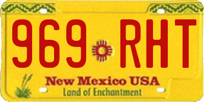 NM license plate 969RHT