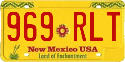 NM license plate 969RLT