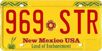 NM license plate 969STR