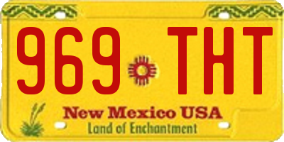 NM license plate 969THT