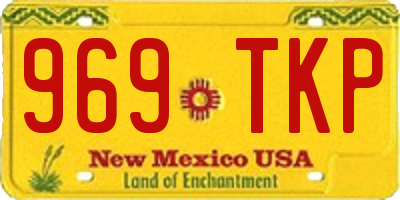 NM license plate 969TKP
