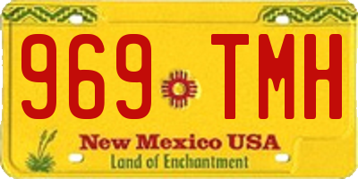 NM license plate 969TMH