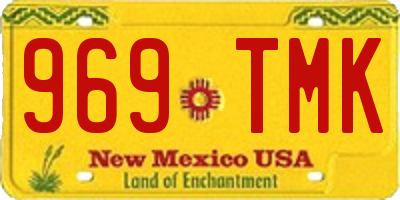 NM license plate 969TMK