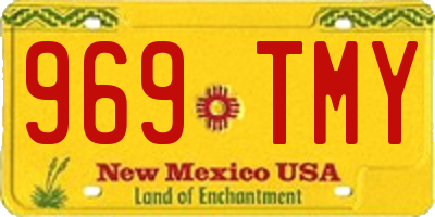 NM license plate 969TMY