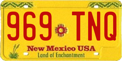 NM license plate 969TNQ