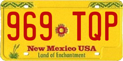 NM license plate 969TQP