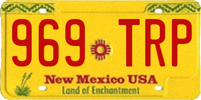 NM license plate 969TRP