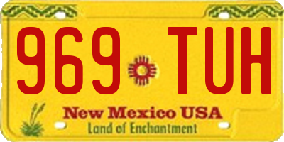 NM license plate 969TUH
