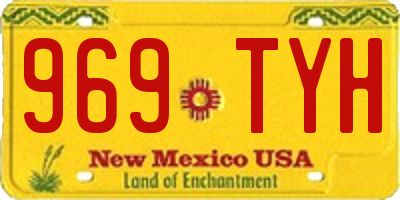 NM license plate 969TYH