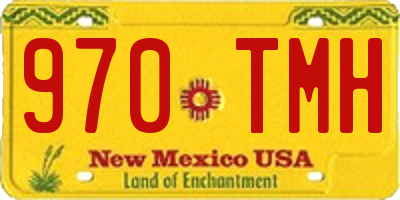 NM license plate 970TMH