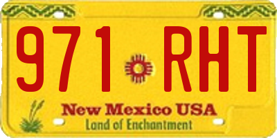 NM license plate 971RHT