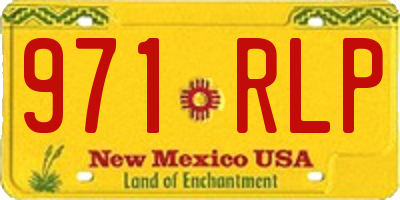NM license plate 971RLP