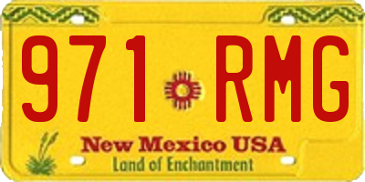 NM license plate 971RMG