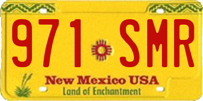 NM license plate 971SMR