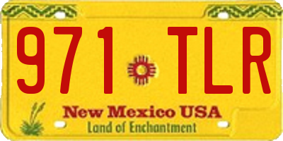 NM license plate 971TLR