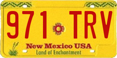 NM license plate 971TRV