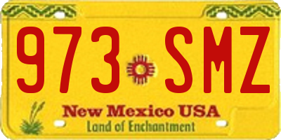 NM license plate 973SMZ