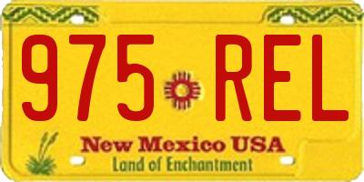 NM license plate 975REL