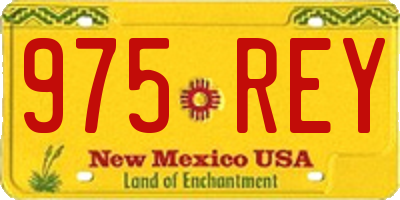 NM license plate 975REY