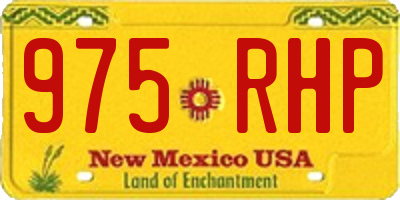 NM license plate 975RHP